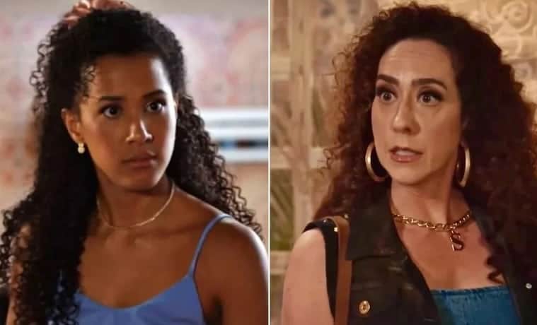 Andrômeda e Sheila em Família é Tudo (Foto: Reprodução / Globo) Andrômeda e Sheila em Família é Tudo (Foto: Reprodução / Globo)
