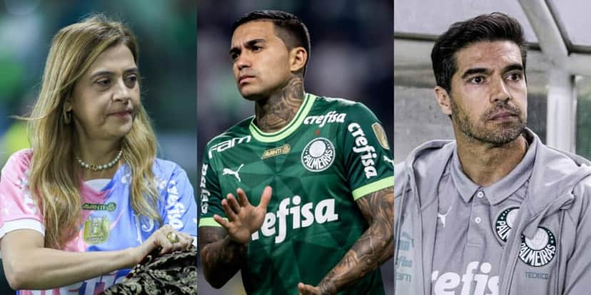 Craque de R$25M fora Dudu e +3: Leila e Abel se desesperam (Foto: Reprodução/Montagem TV Foco) Craque de R$25M fora Dudu e +3: Leila e Abel se desesperam (Foto: Reprodução/Montagem TV Foco)