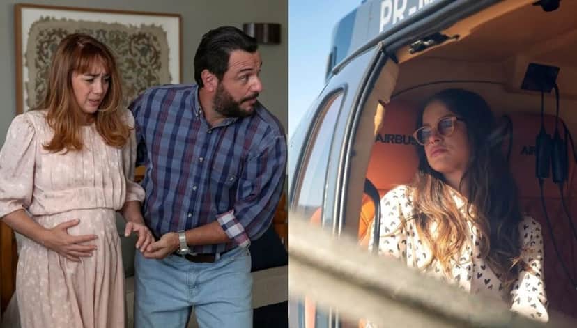 Cecília morre no trabalo de parto no primeiro capítulo (Fotos: Reprodução/ TV Globo/ Montagem CNN) Cecília morre no trabalo de parto no primeiro capítulo (Fotos: Reprodução/ TV Globo/ Montagem CNN)