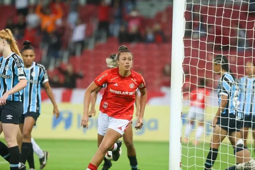 A famosa jogadora de futebol, Priscila (Foto: Ricardo Duarte/Internacional) A famosa jogadora de futebol, Priscila (Foto: Ricardo Duarte/Internacional)