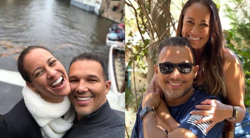 Esposo recatado vive há 20 anos com Renata Alves, do Hoje em Dia (Fotos: Reprodução/ Instagram/ Montagem TV Foco) Esposo recatado vive há 20 anos com Renata Alves, do Hoje em Dia (Fotos: Reprodução/ Instagram/ Montagem TV Foco)