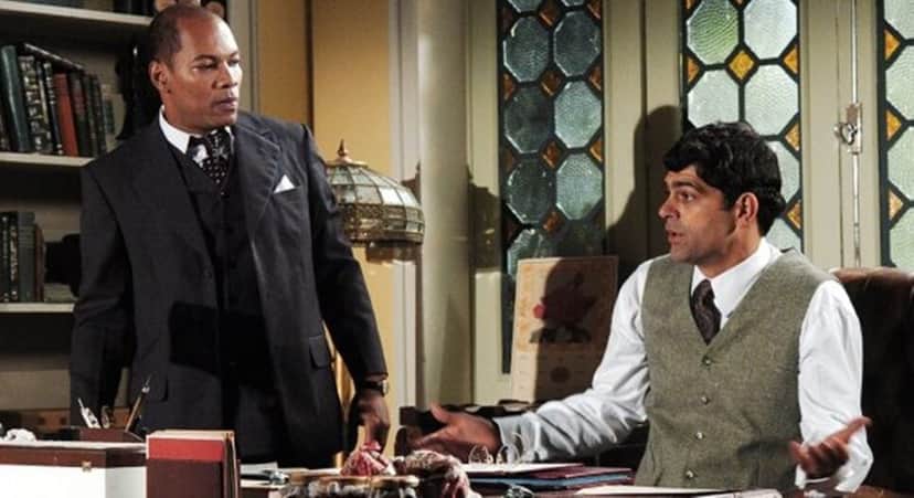 Abílio em cena com Rafael em Alma Gêmea (Foto: Divulgação/ TV Globo) Abílio em cena com Rafael em Alma Gêmea (Foto: Divulgação/ TV Globo)