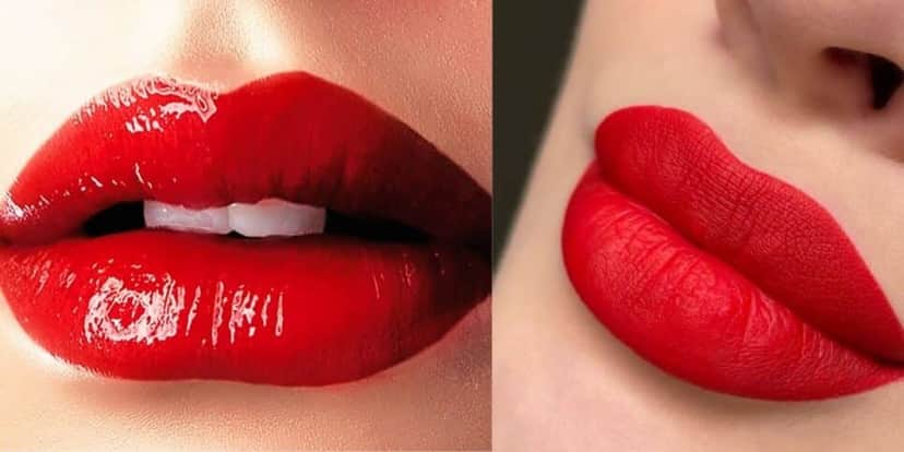 Batom vermelho clássico, versão espelhada e fosca (Foto Reprodução/Montagem/Lennita/Tv Foco/Pinterest) Batom vermelho clássico, versão espelhada e fosca (Foto Reprodução/Montagem/Lennita/Tv Foco/Pinterest)