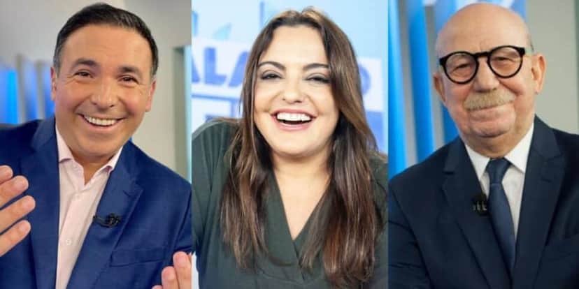 Gottino, Fabíola e Lombardi, estrelas da Record, preferem esconder verdadeiros amores (Reprodução/Montagem/Canva/UOL) Gottino, Fabíola e Lombardi, estrelas da Record, preferem esconder verdadeiros amores (Reprodução/Montagem/Canva/UOL)