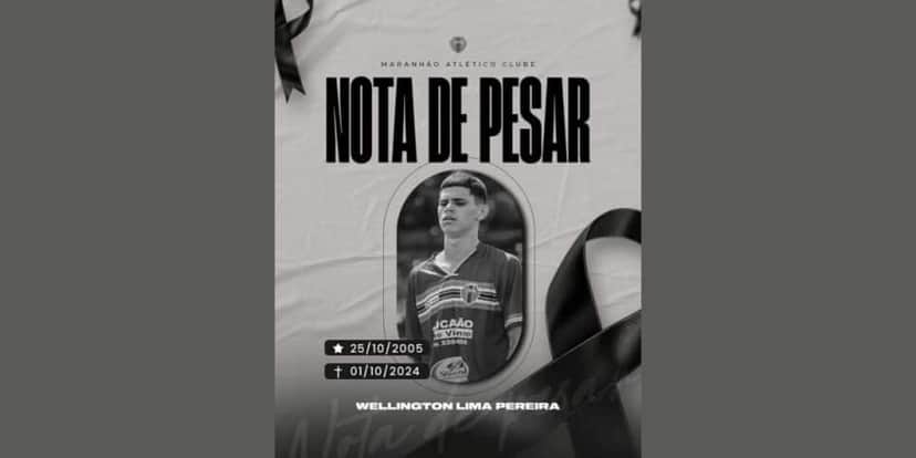 Nota de luto (Instagram) Nota de luto (Instagram)