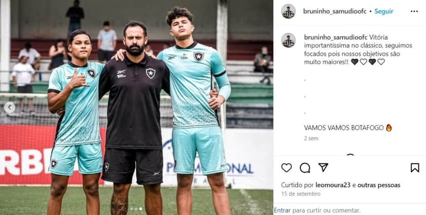 O adolescente é um dos destaques do sub14 (Foto: Reprodução/Instagram) O adolescente é um dos destaques do sub14 (Foto: Reprodução/Instagram)