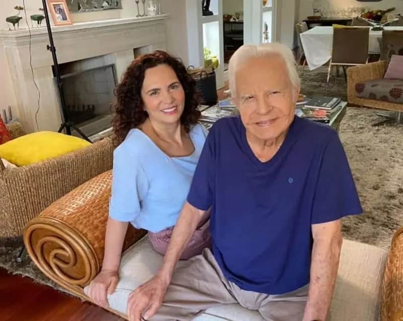Fátima Moreira e Cid Moreira - Foto: Internet apresentador do Jornal Nacional da Globo