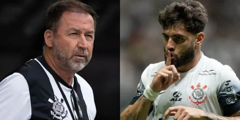 R$18M: Dupla de Yuri Alberto no Corinthians entra na mira de rival (Foto: Reprodução/Montagem TV Foco) R$18M: Dupla de Yuri Alberto no Corinthians entra na mira de rival (Foto: Reprodução/Montagem TV Foco)