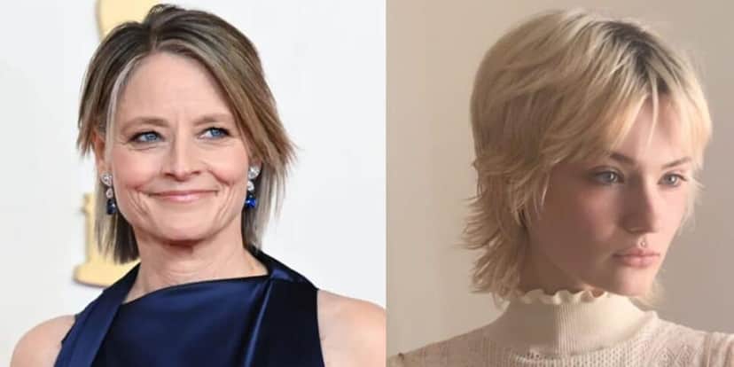 Corte de cabelo Shullet- Jodie Foster Corte de cabelo Shullet- Jodie Foster