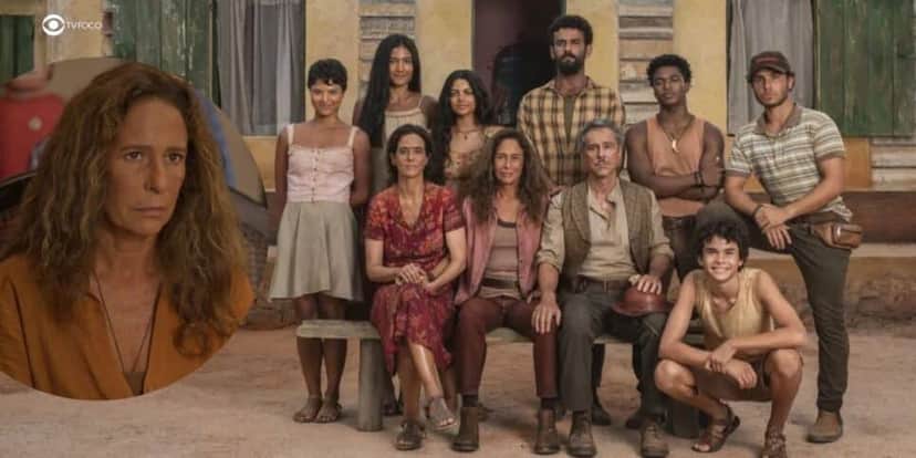 Família de Zefa Leonel em No Rancho Fundo (Foto: Reprodução / Globo / Montagem TV Foco) Família de Zefa Leonel em No Rancho Fundo (Foto: Reprodução / Globo / Montagem TV Foco)