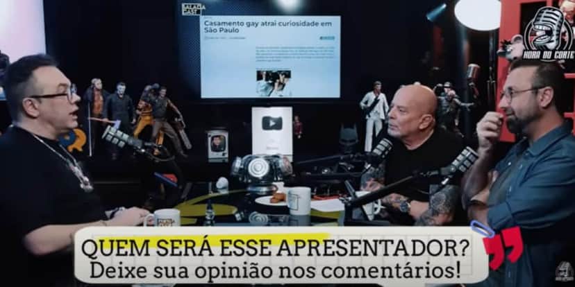 O famoso jornalista falou sobre caso envolvendo apresentador casado (Foto: Reprodução/Youtube) O famoso jornalista falou sobre caso envolvendo apresentador casado (Foto: Reprodução/Youtube)