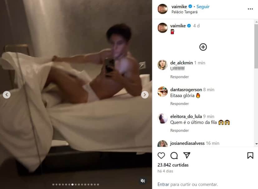 O famoso cantor e herdeiro da Record (Foto: Reprodução/Instagram) O famoso cantor e herdeiro da Record (Foto: Reprodução/Instagram)