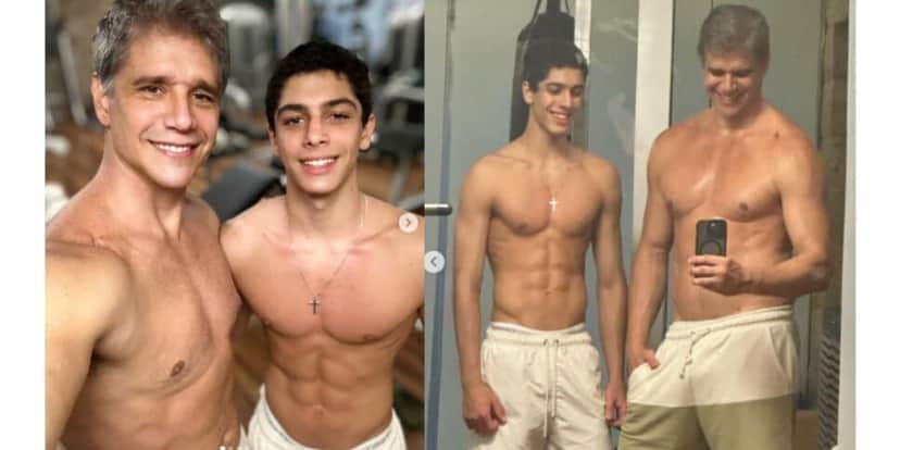 Márcio Garcia mostra boa forma e comprometimento ao lado do filho nas redes sociais (Foto: Internet) Márcio Garcia mostra boa forma e comprometimento ao lado do filho nas redes sociais (Foto: Internet)