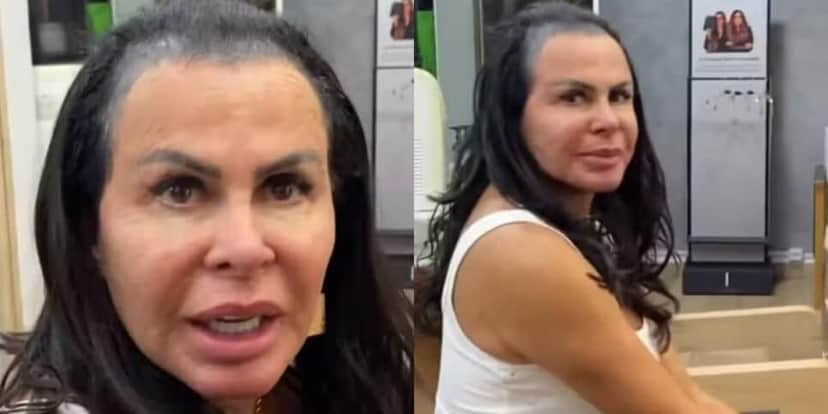 A famosa cantora e atriz brasileira, Gretchen mostrou a calvície nas redes sociais (Foto: Reprodução/Instagram/Montagem) A famosa cantora e atriz brasileira, Gretchen mostrou a calvície nas redes sociais (Foto: Reprodução/Instagram/Montagem)