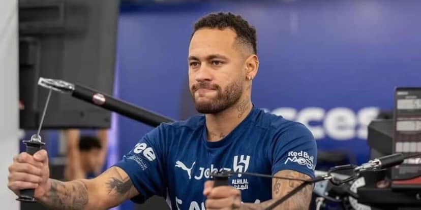 O craque do Al-Hilal e da seleção Brasileira, Neymar (Reprodução: Al-Hilal/Divulgação) O craque do Al-Hilal e da seleção Brasileira, Neymar (Reprodução: Al-Hilal/Divulgação)