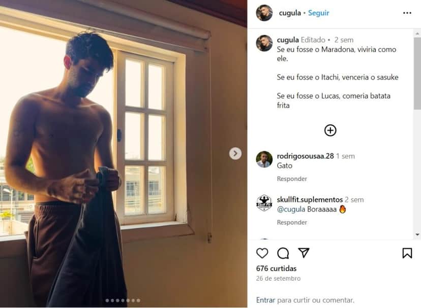 O famoso ex-ator de Mulheres Apaixonadas (Foto: Reprodução/Instagram) O famoso ex-ator de Mulheres Apaixonadas (Foto: Reprodução/Instagram)