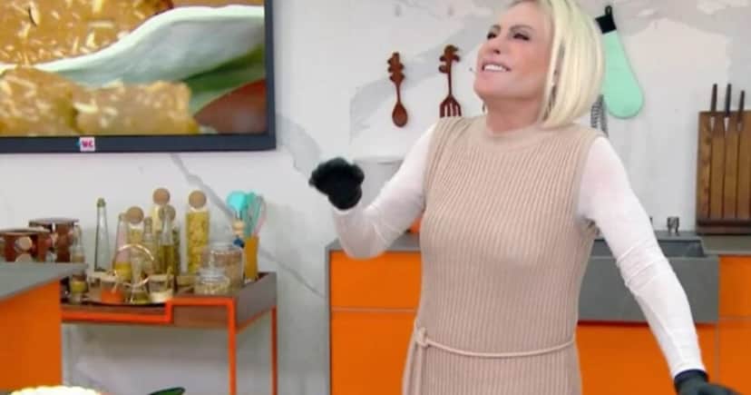 Ana Maria Braga teve uma crise de risos no Mais Você - Foto: Globo Ana Maria Braga teve uma crise de risos no Mais Você - Foto: Globo