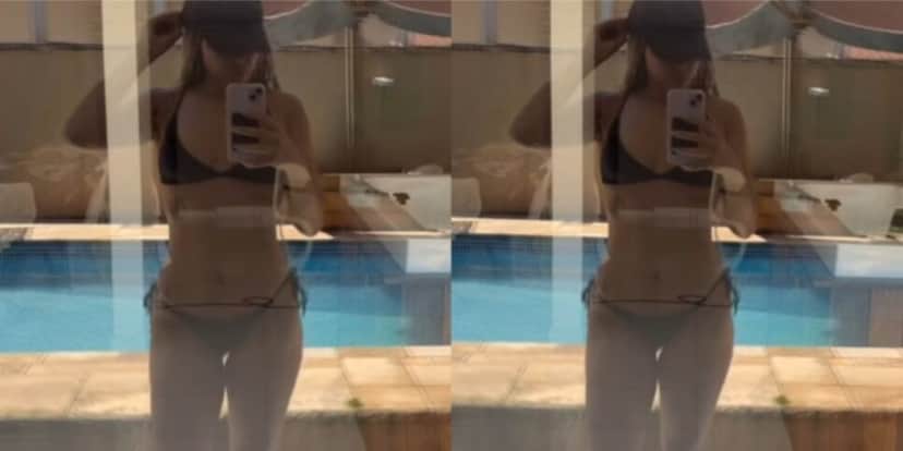 Aysha Benelli, filha de Simony, prova ser a mais linda em foto só de biquíni - Foto: Instagram Aysha Benelli, filha de Simony, prova ser a mais linda em foto só de biquíni - Foto: Instagram