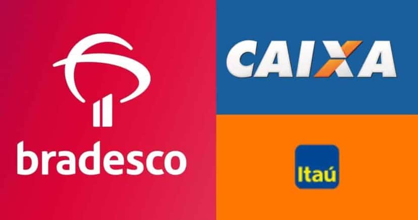 Bradesco, Caixa e Itaú (Fotos: Reproduções / Internet) Bradesco, Caixa e Itaú (Fotos: Reproduções / Internet)