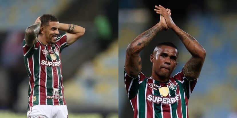 David Terans e Douglas Costa, do Fluminense - Foto: Montagem David Terans e Douglas Costa, do Fluminense - Foto: Montagem