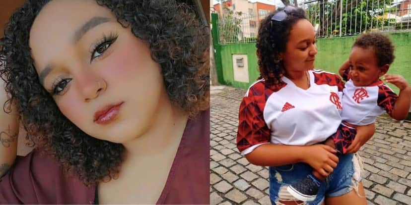 Amanda Azevedo e seu filho Alison (Reprodução/Instagram) Amanda Azevedo e seu filho Alison (Reprodução/Instagram)