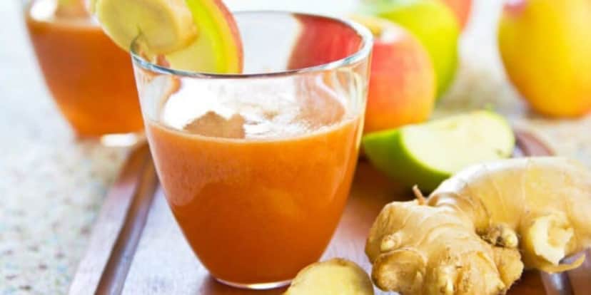 Suco de maçã e gengibre (Reprodução/Internet) Suco de maçã e gengibre (Reprodução/Internet)