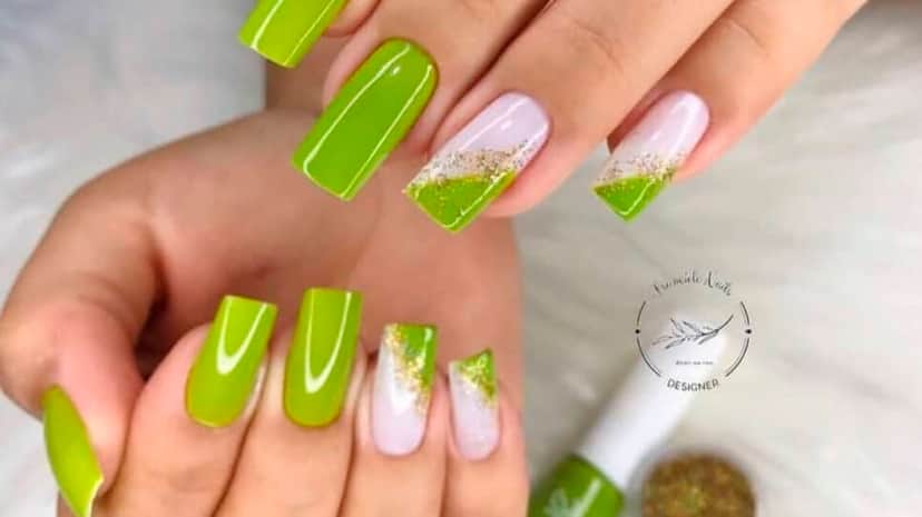 Unhas Verde Limão (Foto: Reprodução - Pinterest) Unhas Verde Limão (Foto: Reprodução - Pinterest)