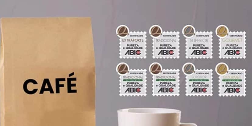 Selos de qualidades que geralmente são encontrados em embalagens de café (Foto Reprodução/G1) Selos de qualidades que geralmente são encontrados em embalagens de café (Foto Reprodução/G1)