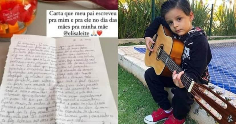 Carta deixada por Cristiano Araújo comove internautas (Foto: Reprodução/Montagem TV Foco)