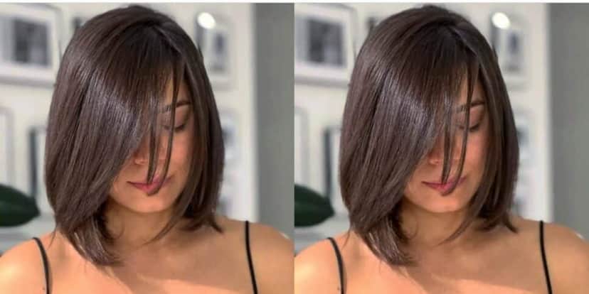 Cabelo Curto com Franja - Foto: Internet Cabelo Curto com Franja - Foto: Internet