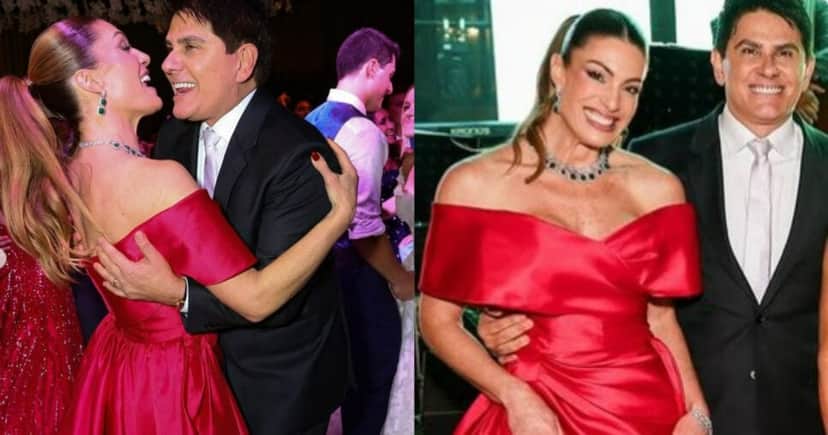 César Filho ao lado de sua esposa (Foto: Reprodução/Montagem TV Foco) César Filho ao lado de sua esposa (Foto: Reprodução/Montagem TV Foco)
