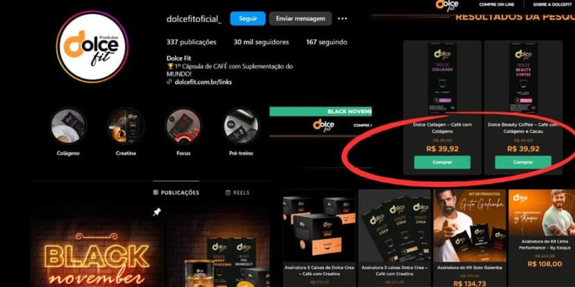 Site e perfil oficial do Instagram (Foto Reprodução/Montagem/Site oficial/Instagram) Site e perfil oficial do Instagram (Foto Reprodução/Montagem/Site oficial/Instagram)