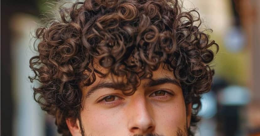 Corte de cabelo masculino que valoriza os fios naturais - Foto: internet Corte de cabelo masculino que valoriza os fios naturais - Foto: internet