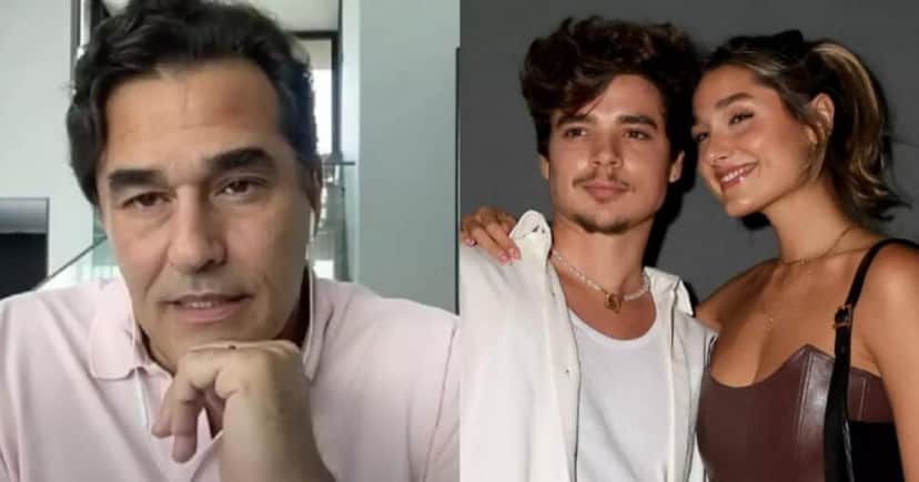 Luciano Szafir expõe o que sente sobre marido de Sasha, João Lucas (Foto: Reprodução/Montagem TV Foco) Luciano Szafir expõe o que sente sobre marido de Sasha, João Lucas (Foto: Reprodução/Montagem TV Foco)