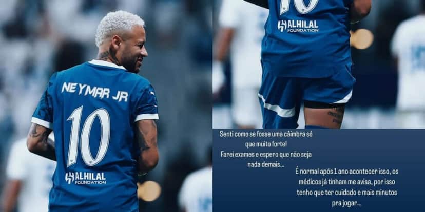 O craque de futebol falou sobre lesão (Foto: Reprodução/Montagem) O craque de futebol falou sobre lesão (Foto: Reprodução/Montagem)