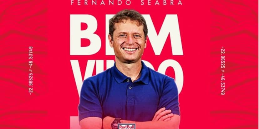 Fernando Seabra é o novo técnico do Red Bull Bragantino - (Foto: Internet) Fernando Seabra é o novo técnico do Red Bull Bragantino - (Foto: Internet)
