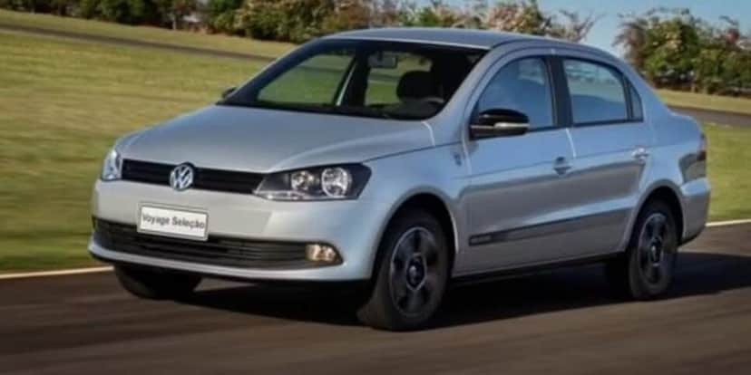 Volkswagen Voyage de 2015 (Reprodução: Volkswagen/Divulgação) Volkswagen Voyage de 2015 (Reprodução: Volkswagen/Divulgação)