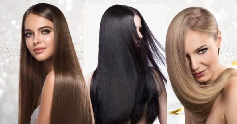 Modelos com o cabelo liso (Fotos: Reproduções / Canva) Modelos com o cabelo liso (Fotos: Reproduções / Canva)
