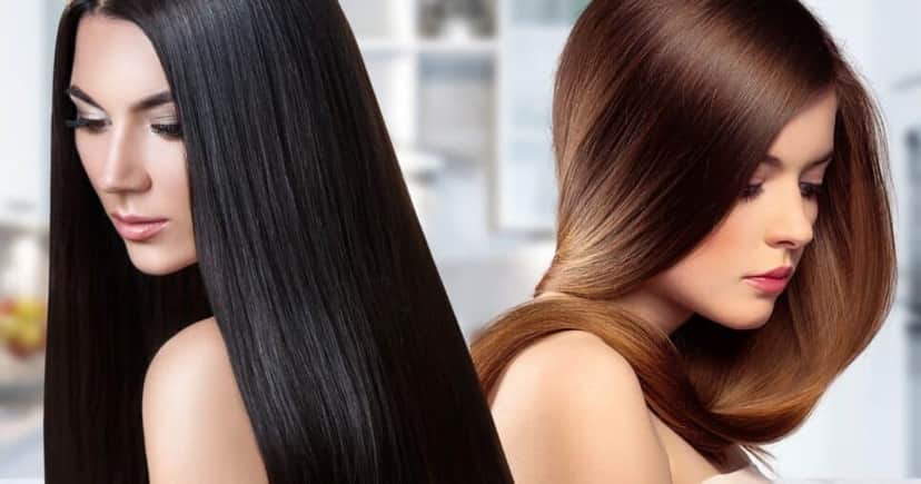 Mulheres com o cabelo liso (Fotos: Reproduções / Canva / Montagem) Mulheres com o cabelo liso (Fotos: Reproduções / Canva / Montagem)