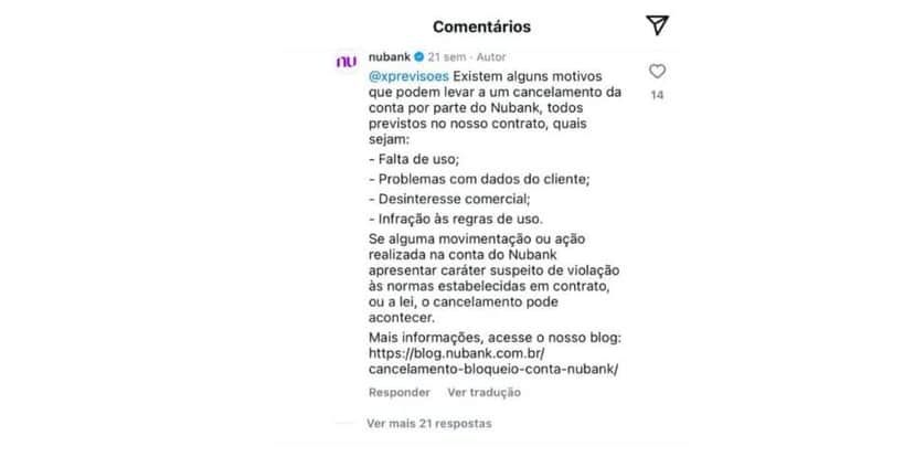 Pronunciamento Nubank (Fotos: Reproduções / Instagram) Pronunciamento Nubank (Fotos: Reproduções / Instagram)