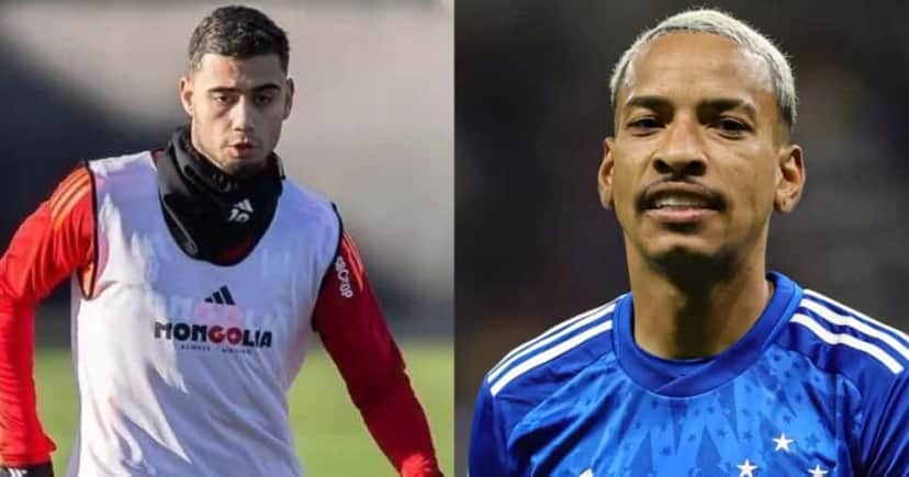 Andreas Pereira e Matheus Pereira - (Montagem / TV FOCO) Andreas Pereira e Matheus Pereira - (Montagem / TV FOCO)