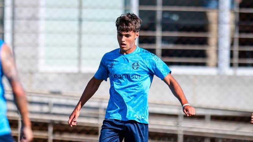 Tiaguinho é uma das promessas da base do Grêmio (Foto: Reprodução/ Internet) Tiaguinho é uma das promessas da base do Grêmio (Foto: Reprodução/ Internet)