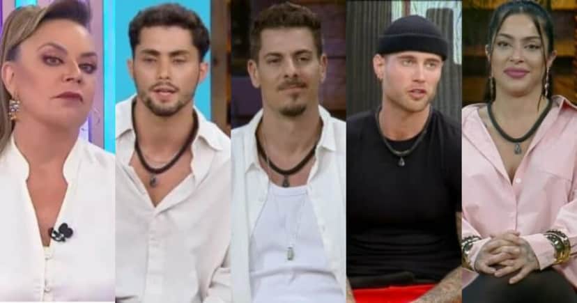 Enquete da roça de A Fazenda 16: Flor, Gui, Luana, Sacha e Yuri (Foto: Reprodução/Montagem TV Foco) Enquete da roça de A Fazenda 16: Flor, Gui, Luana, Sacha e Yuri (Foto: Reprodução/Montagem TV Foco)