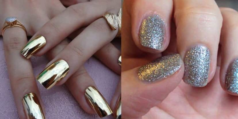 Esmalte metálico e brilhante (Foto Reprodução/Montagem/Tv Foco/Canva) Esmalte metálico e brilhante (Foto Reprodução/Montagem/Tv Foco/Canva)