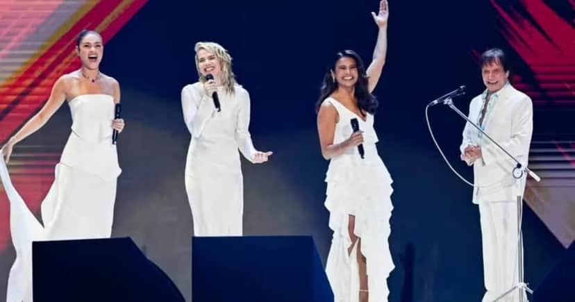 Sophie Charlotte, Letícia Colin e Dira Paes no especial Roberto Carlos (Foto: Bob Paulino/Globo) Sophie Charlotte, Letícia Colin e Dira Paes no especial Roberto Carlos (Foto: Bob Paulino/Globo)