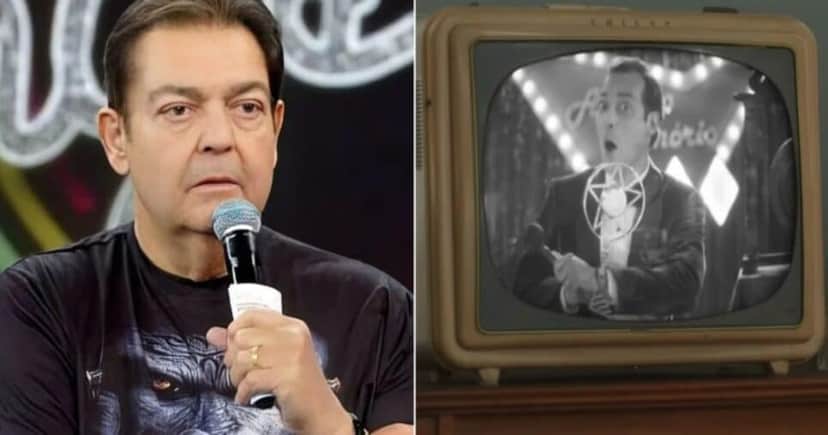 O apresentador Fausto Silva foi homenageado na novela Garota do Momento - Foto: Internet O apresentador Fausto Silva foi homenageado na novela Garota do Momento - Foto: Internet