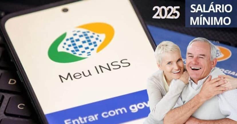 INSS, aposentados e salário mínimo (Foto: Reprodução / Gov / Canva) INSS, aposentados e salário mínimo (Foto: Reprodução / Gov / Canva)
