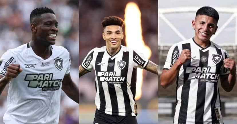 Luiz Henrique, Igor Jesus e Thiago Almada - (Montagem / TV FOCO) Luiz Henrique, Igor Jesus e Thiago Almada - (Montagem / TV FOCO)