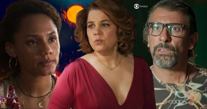 Madá, Violeta e Osmar em Volta por Cima (Foto: Reprodução / Globo / Montagem TV Foco) Madá, Violeta e Osmar em Volta por Cima (Foto: Reprodução / Globo / Montagem TV Foco)