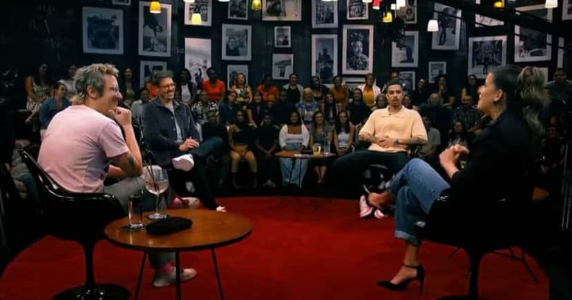 Que História é Essa, Porchat? que foi ao ar terça-feira (19), no GNT (Foto: Globoplay) Que História é Essa, Porchat? que foi ao ar terça-feira (19), no GNT (Foto: Globoplay)